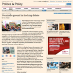 FT - No middle ground in fracking debate