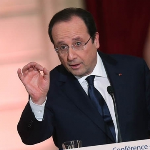 François Hollande - Ouverture de la conférence de presse du président de la République au Palais de l’Élysée le 14 janvier 2014