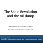IWE - The Shale Revolution and the oil slump