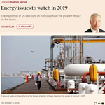 FT - Energy issues to watch in 2019