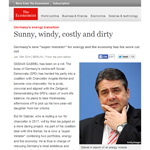 Economist - Germany’s energy transition. Sunny, windy, costly and dirty