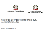 Strategia Energetica Nazionale, audizione a Montecitorio
